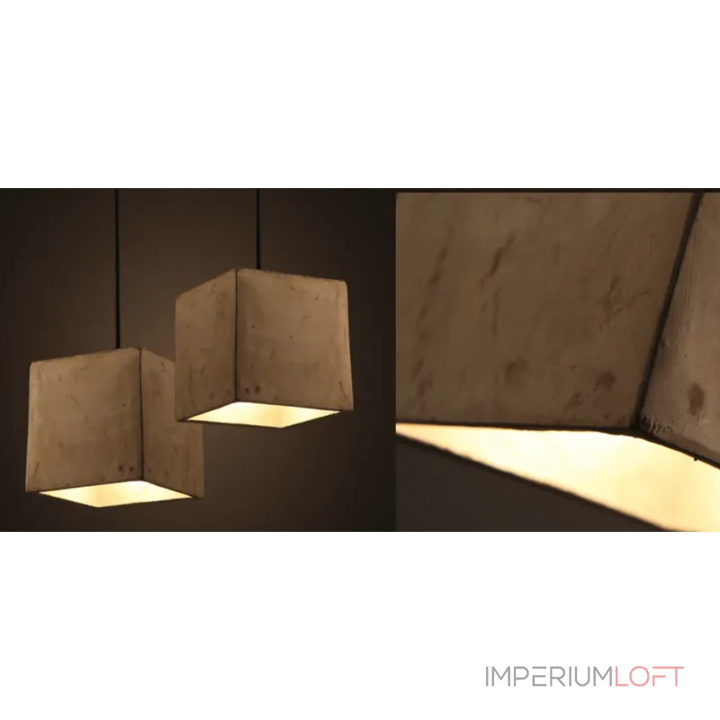 Подвесной светильник Art Concrete Cub от ImperiumLoft