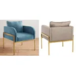 Кресло Velvet Ardmore Chair yellow от ImperiumLoft