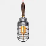 Ручной светильник Steampunk Cage Glass Edison Hanging Lamp от ImperiumLoft