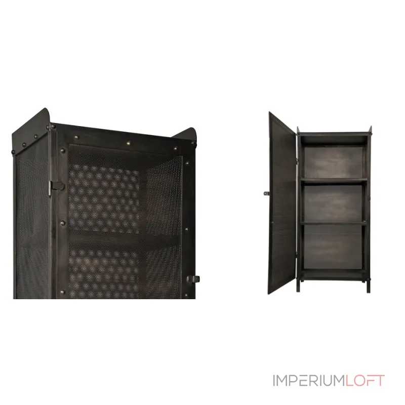 Буфет Industrial Loft Dark Metal Tall Cabinet от ImperiumLoft