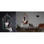 Подвесное кресло "клетка" Swing chair Cage от ImperiumLoft