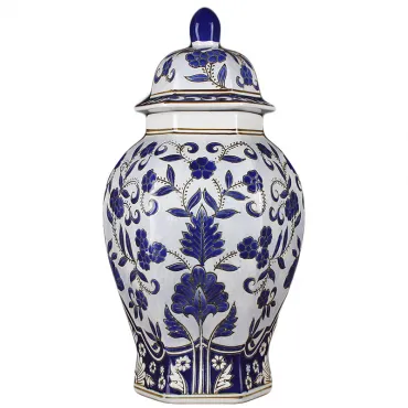 Ваза с крышкой BLUE PATTERN ornament Ваза с крышкой BLUE PATTERN ornament