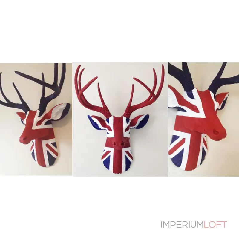 Голова оленя - Union jack от ImperiumLoft