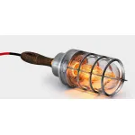 Ручной светильник Steampunk Cage Glass Edison Hanging Lamp от ImperiumLoft