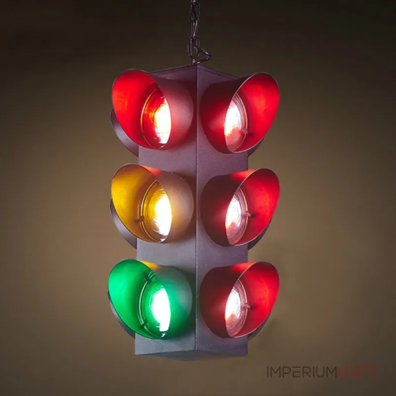 Подвесной светильник Светофор Loft Traffic Light Pendant от ImperiumLoft Подвесной светильник Светофор Loft Traffic Light Pendant от ImperiumLoft
