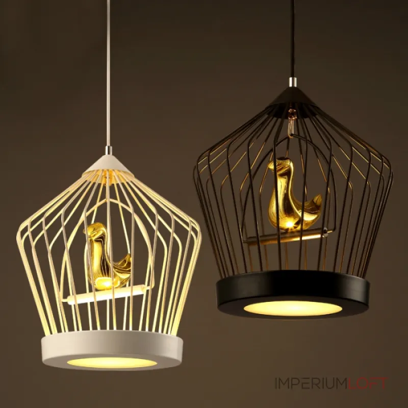 Подвесной светильник Cage Golden Bird от ImperiumLoft Подвесной светильник Cage Golden Bird от ImperiumLoft