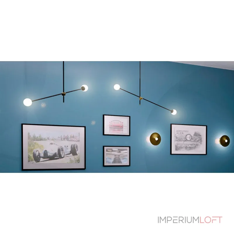 Люстра на штанге Bullarum Si-2 Chandelier