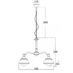 Люстра Old Copper Chandelier от ImperiumLoft