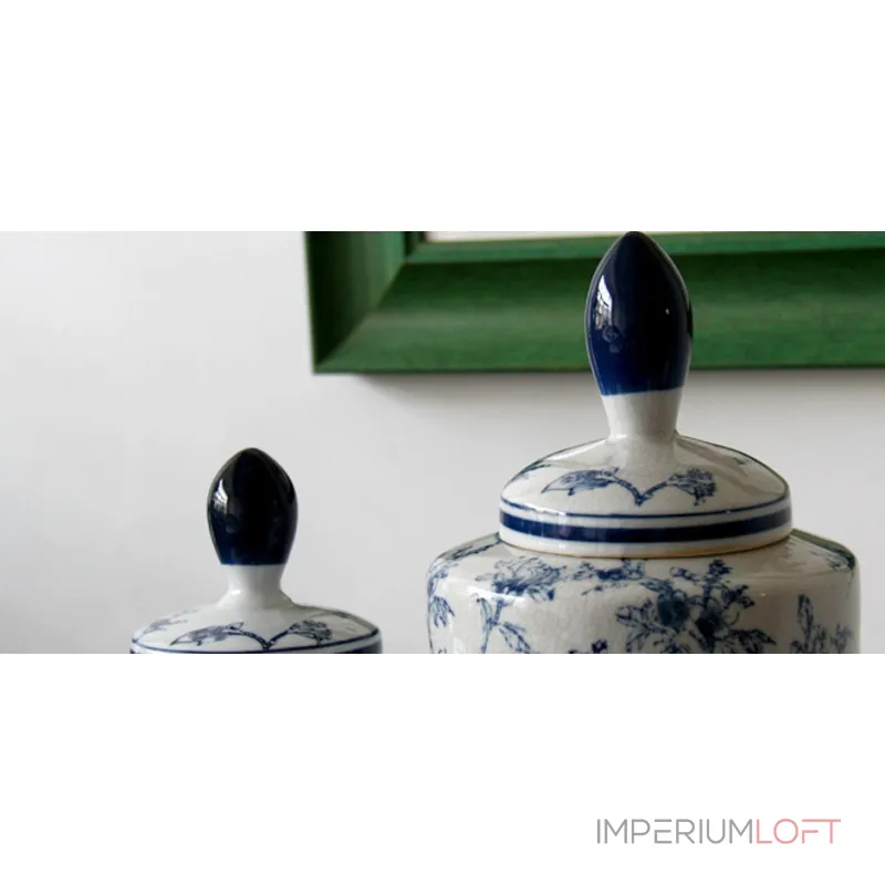 Вазы blue and white ornament от ImperiumLoft Вазы blue and white ornament от ImperiumLoft