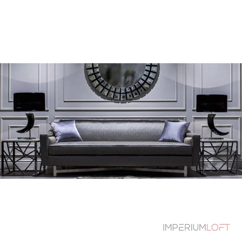 Приставной стол Serene Furnishing Chrome Marble Top Side Table от ImperiumLoft Приставной стол Serene Furnishing Chrome Marble Top Side Table от ImperiumLoft