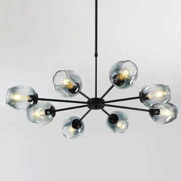 Люстра на штанге Branching Bubble 8 Люстра на штанге Branching Bubble 8