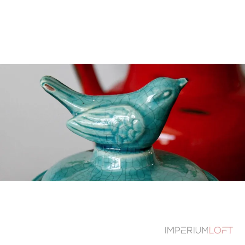 Ваза Turquoise bird от ImperiumLoft