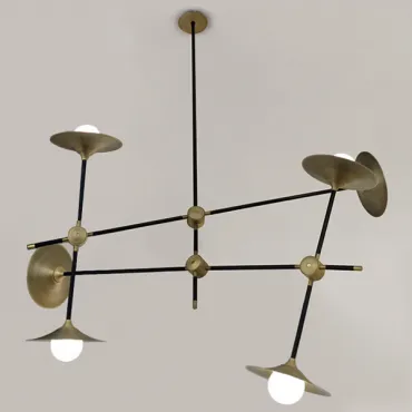 Люстра на штанге Disc Turbaya SS-6 Chandelier