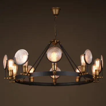 Люстра на штанге GASLIGHT LENS Chandelier 10 Люстра на штанге GASLIGHT LENS Chandelier 10
