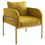 Кресло Velvet Ardmore Chair yellow от ImperiumLoft
