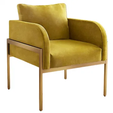 Кресло Velvet Ardmore Chair yellow Кресло Velvet Ardmore Chair yellow
