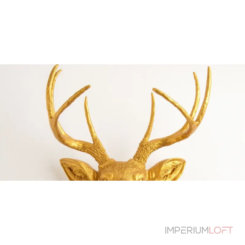 Голова оленя - Золотая от ImperiumLoft