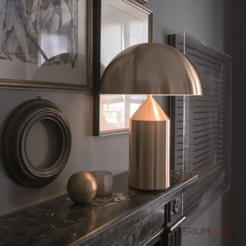 Настольная лампа Atollo Table Lamp white H35 от ImperiumLoft