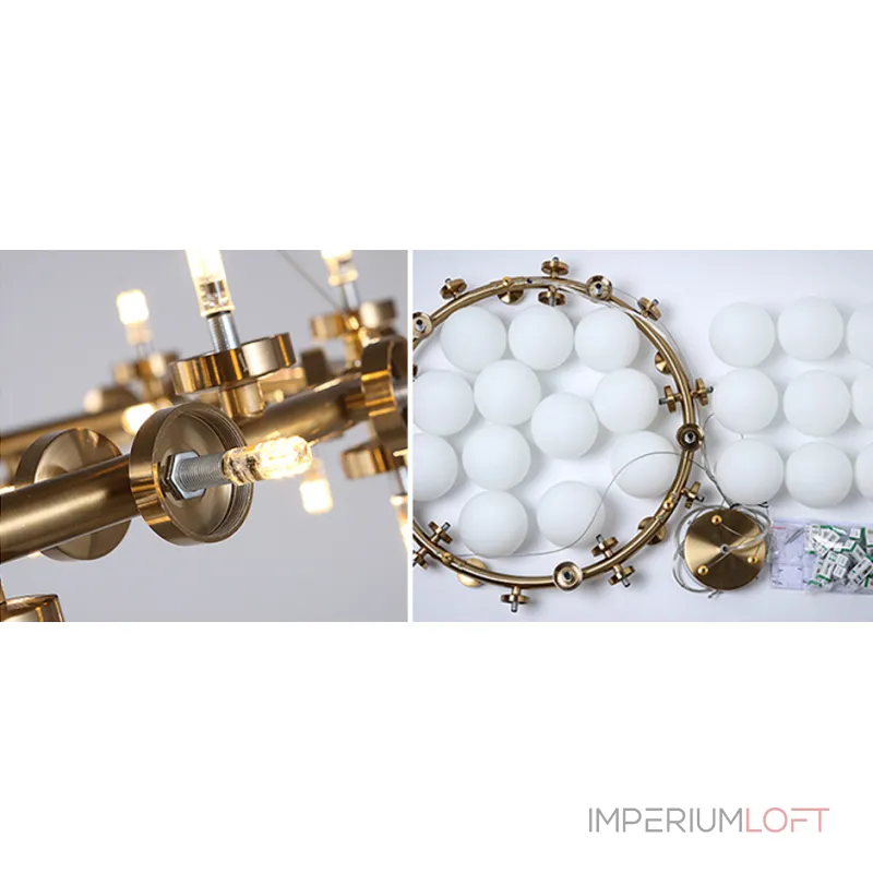 Подвесная люстра Milk Bubble Round Chandelier Подвесная люстра Milk Bubble Round Chandelier