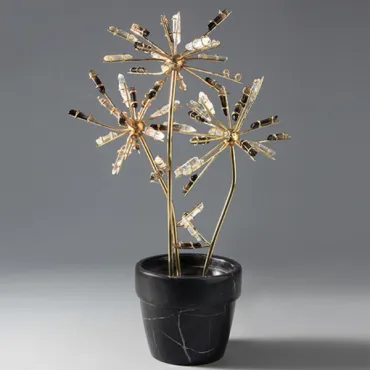 Статуэтка K&W BAUBLE BLOSSOMS marble flower designed Статуэтка K&W BAUBLE BLOSSOMS marble flower designed