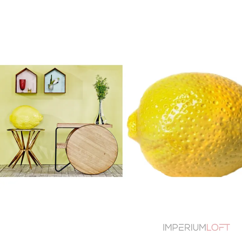 Аксессуар lemon ceramics Большой Лимон от ImperiumLoft Аксессуар lemon ceramics Большой Лимон от ImperiumLoft