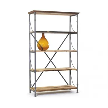 Стеллаж Industrial Metal Rust Mark Bookshelf