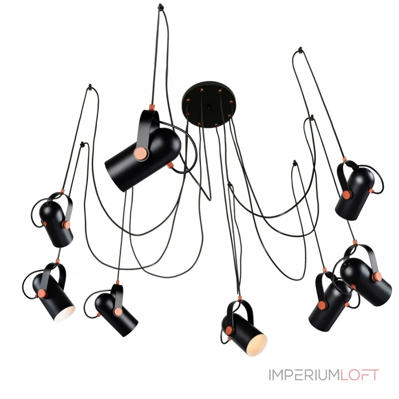 Подвесной светильник Tube Pendant Black от ImperiumLoft Подвесной светильник Tube Pendant Black от ImperiumLoft