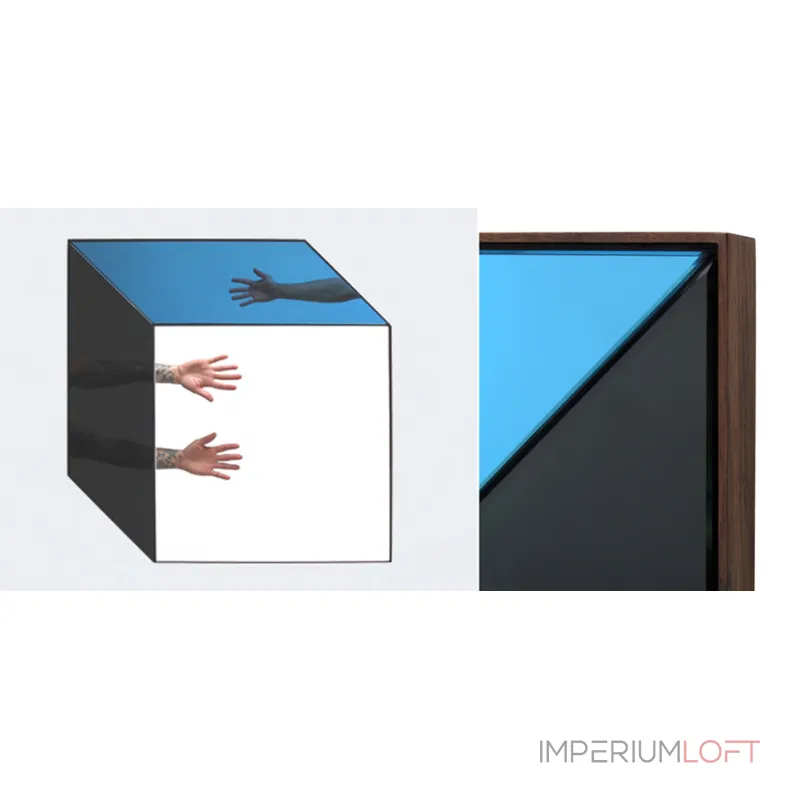 Зеркало Куб Bower Cube Shape Mirror от ImperiumLoft