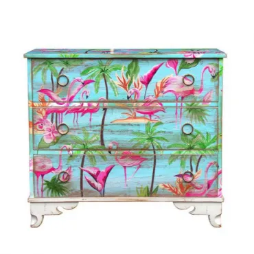 Комод Ref 786 XIXth CENTURY AMISH FLAMINGO