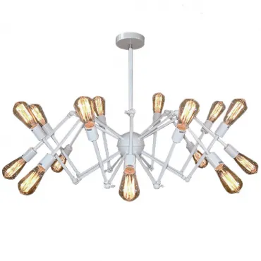 Люстра на штанге Loft Sputnik Chandelier Spider White