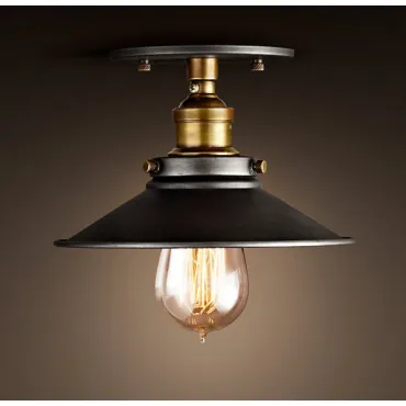 Потолочный светильник 20th c.Factory Filament Metal Потолочный светильник 20th c.Factory Filament Metal