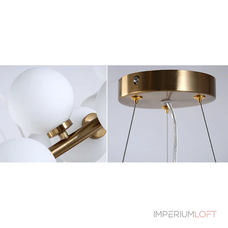 Подвесная люстра Milk Bubble Round Chandelier Подвесная люстра Milk Bubble Round Chandelier
