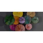 Арт-объект Disc wall art Lotus leaves от ImperiumLoft