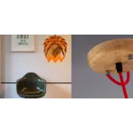 Подвесной светильник Crimea Pine Cone natural wood D50 от ImperiumLoft