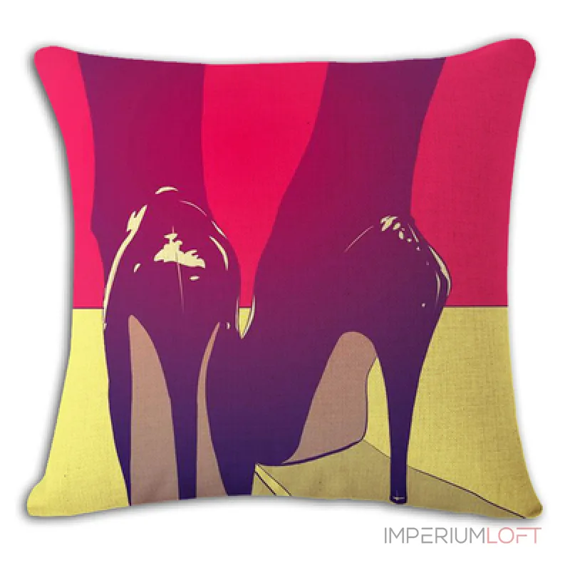 Декоративная подушка Lips and Face #8 от ImperiumLoft Декоративная подушка Lips and Face #8 от ImperiumLoft