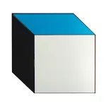 Зеркало Куб Bower Cube Shape Mirror от ImperiumLoft