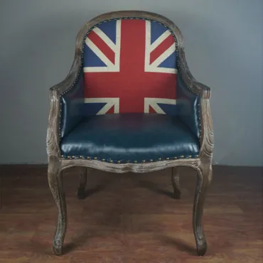 Кресло Bergere Union Jack Pattern II Кресло Bergere Union Jack Pattern II
