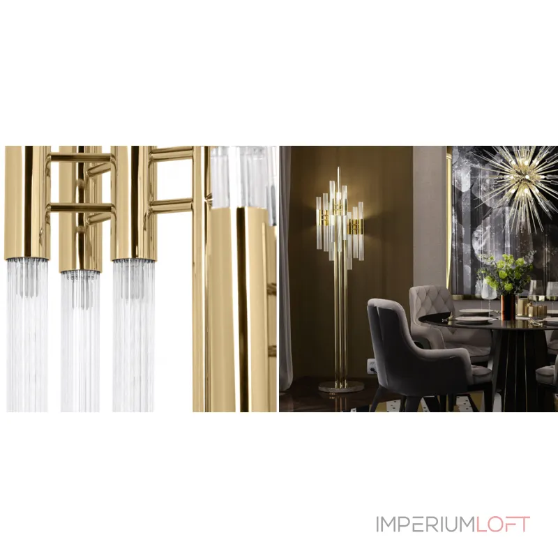 Торшер WATERFALL FLOOR от ImperiumLoft