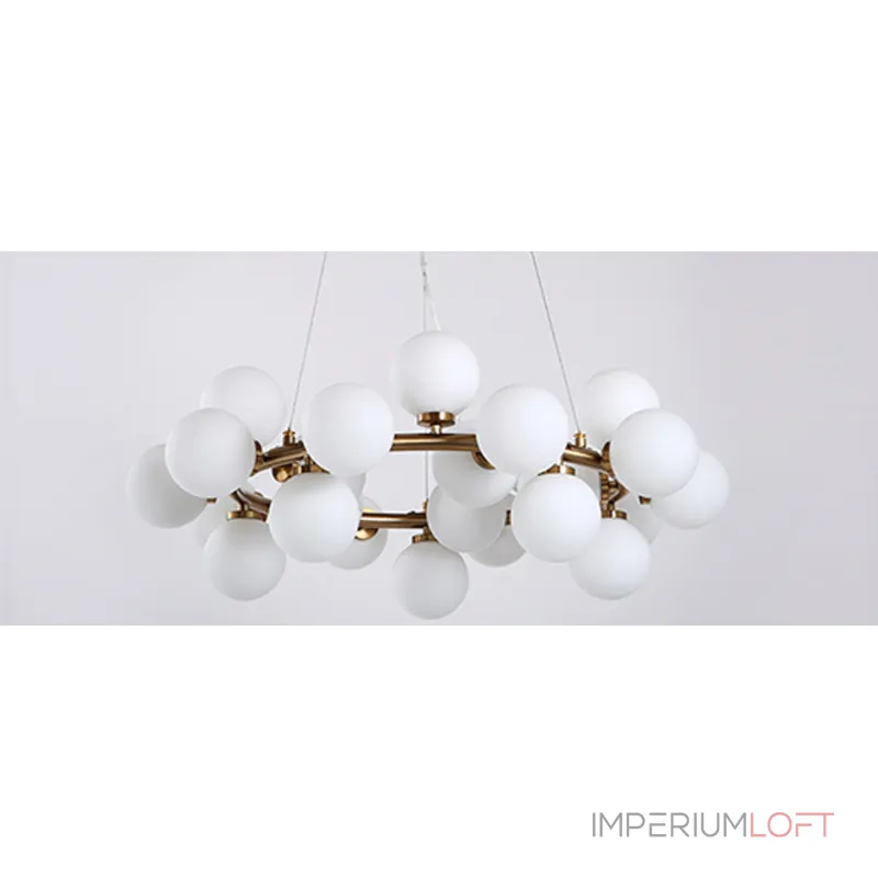 Подвесная люстра Milk Bubble Round Chandelier Подвесная люстра Milk Bubble Round Chandelier