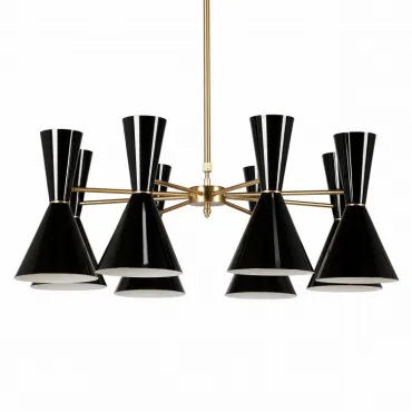 Люстра на штанге CAIRO Chandelier 8 Arm black