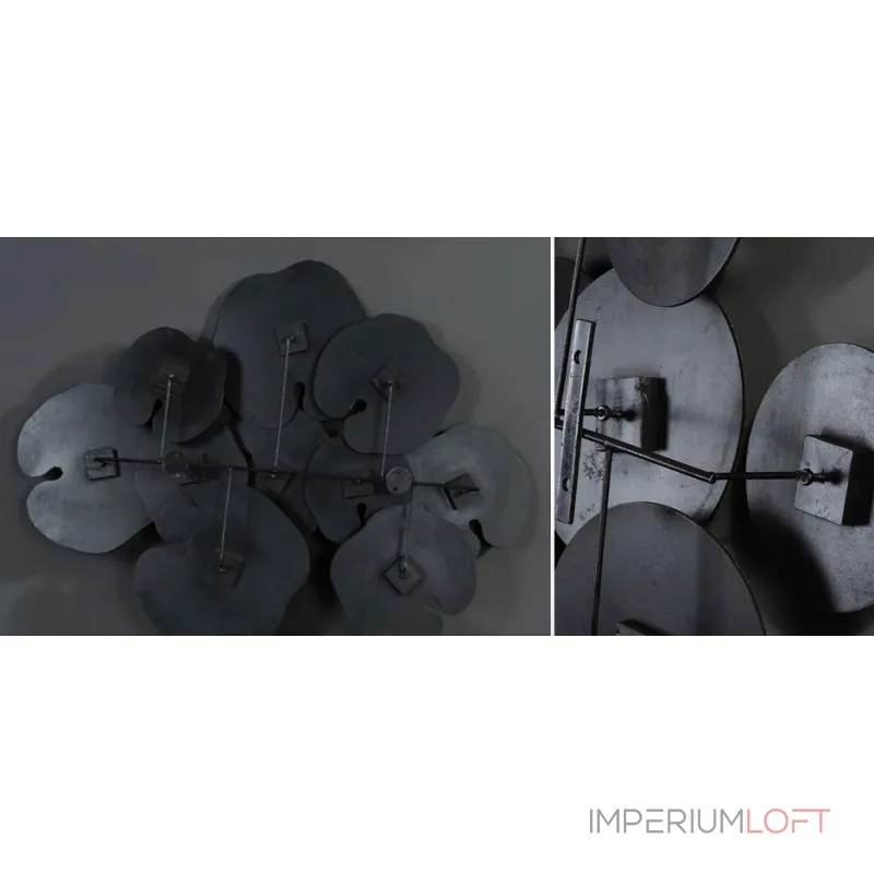 Арт-объект Disc wall art Lotus leaves II от ImperiumLoft