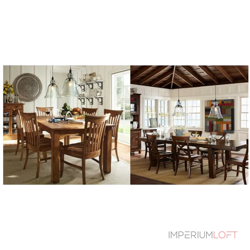 Подвесной светильник колокольчик Glass bluebell от ImperiumLoft