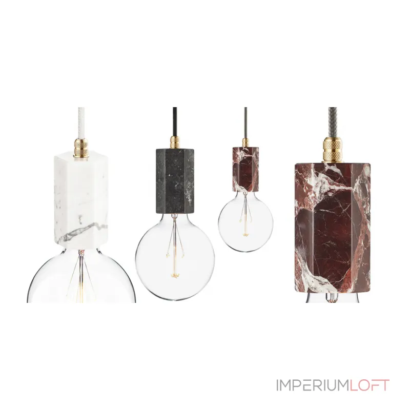Подвесной светильник MARMOR TROM Rosso designed		 in 2015 от ImperiumLoft