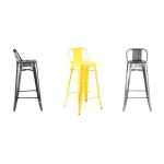 Барный стул Tolix Bar Stool 75 Backed от ImperiumLoft