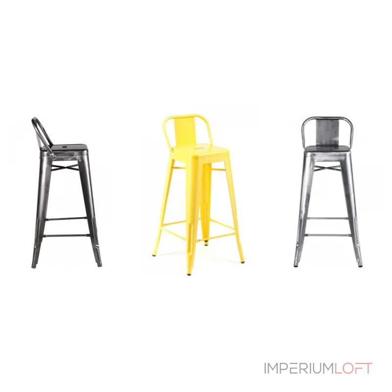 Барный стул Tolix Bar Stool 75 Backed от ImperiumLoft Барный стул Tolix Bar Stool 75 Backed от ImperiumLoft