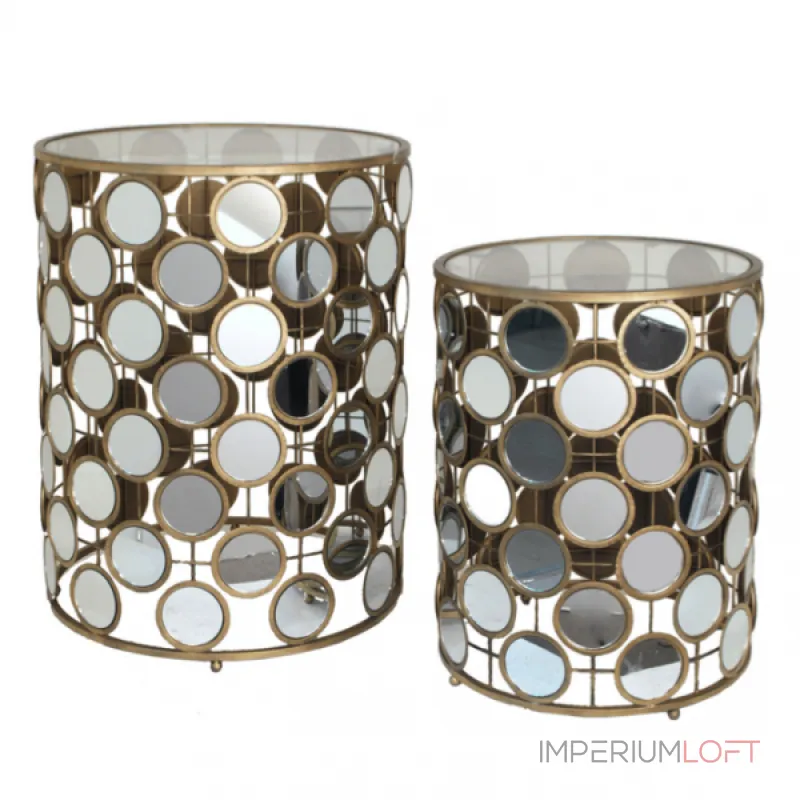 Набор из 2-х дизайнерских столов Mirror Bay от ImperiumLoft Набор из 2-х дизайнерских столов Mirror Bay от ImperiumLoft