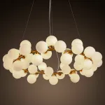 Подвесная люстра Milk Bubble Round Chandelier
