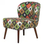 Кресло с зеленым орнаментом KELIM Pattern от ImperiumLoft