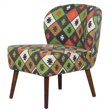 Кресло с зеленым орнаментом KELIM Pattern Кресло с зеленым орнаментом KELIM Pattern