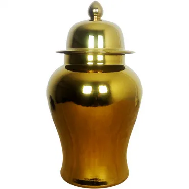 Ваза Gold Ceramic Chinese Jars with Lids Ваза Gold Ceramic Chinese Jars with Lids